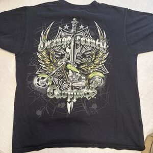 Orange County Choppers Men's Large Black T-Shirt Motorcycle Biker Vintage